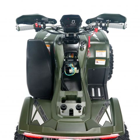 Квадроцикл детский электрический OMA Electric ELF-750 Dark green