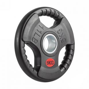 Диск обрезиненный с тройным хватом Gymmaster ANA-008 5кг