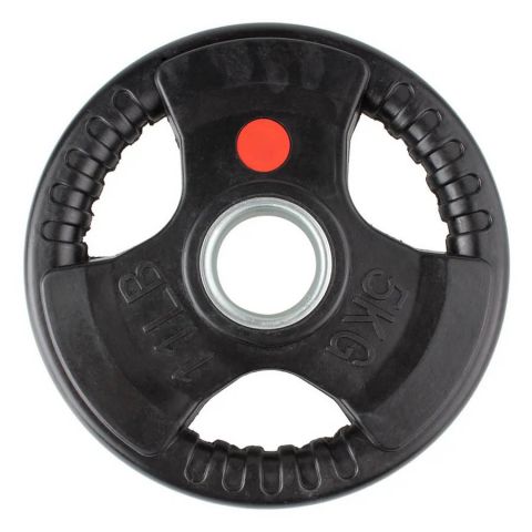 Диск обрезиненный с тройным хватом Gymmaster ANA-008 5кг