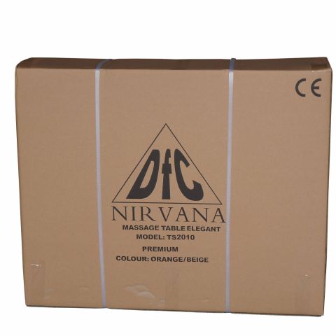 Массажный стол DFC Nirvana Elegant Premium, цвет оранжево-бежевый