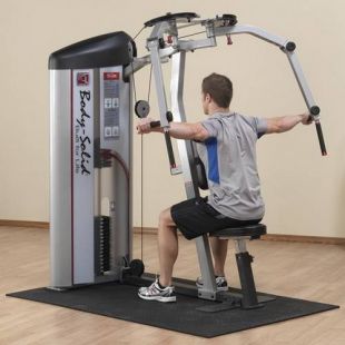 Тренажер Body-Solid S2PEC-1 баттерфляй\задняя дельта с весовым стеком 72,5 кг